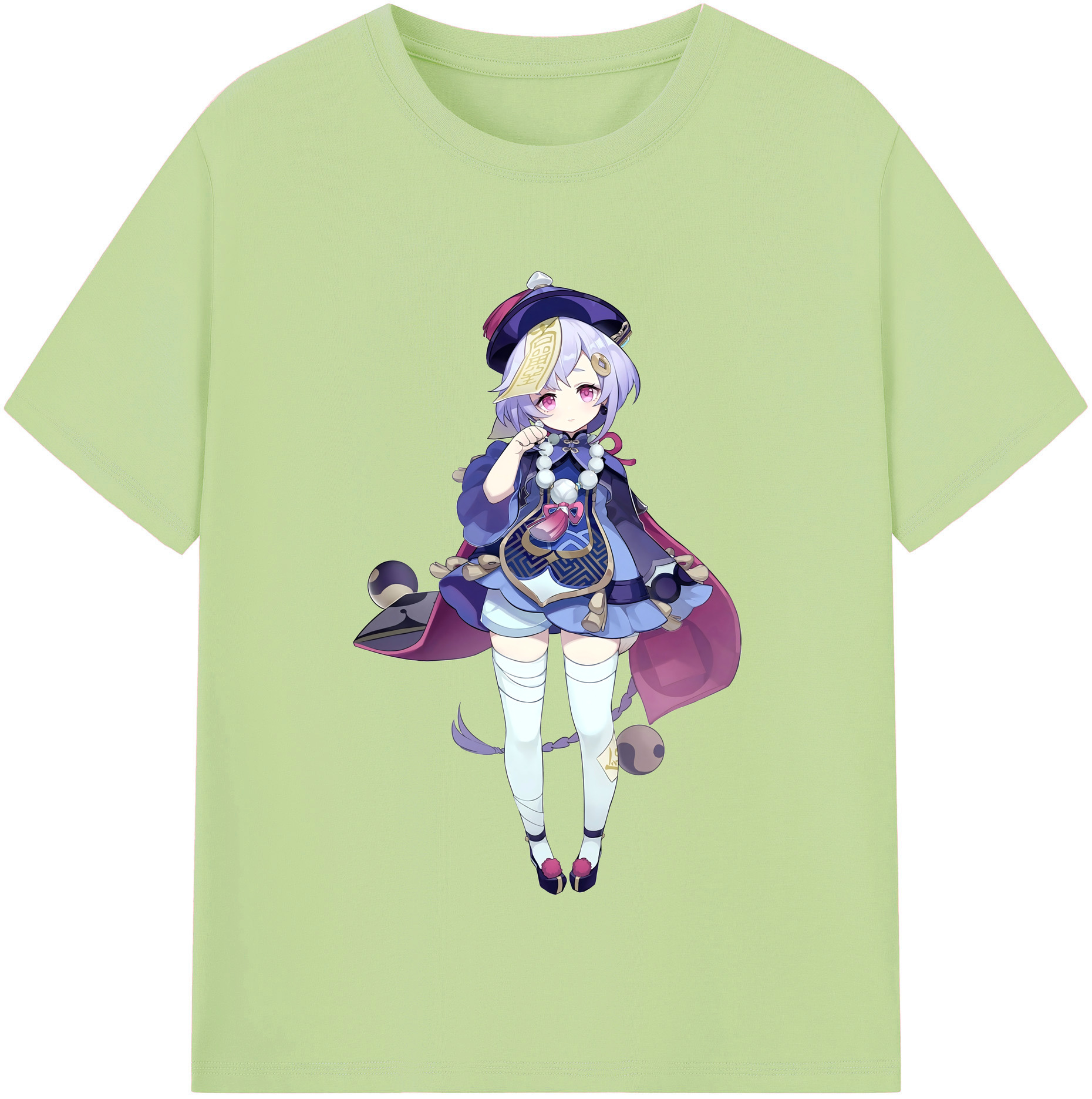 げんし神 七七 なな  genshin Nana 綿100％半袖Tシャツ（フロントプリント）